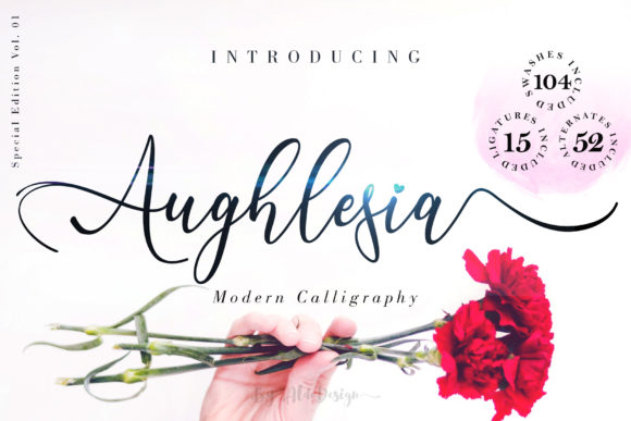 Aughlesia: A Modern Handwritten Font for Web Design