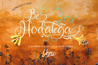 Be Hodakga: A Handwritten Font for Eye-Catching Campaigns