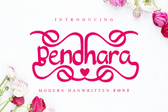 Bendhara: A Script Font with Graceful Elegance
