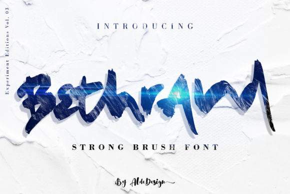 Bethrand: A Quirky Handwritten Font for Creative Branding