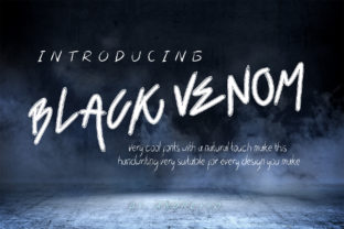 Black Venom: The Enchanting Font for Creative Makers
