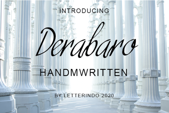 Derabaro: A Magical Script Font for Creative Makers