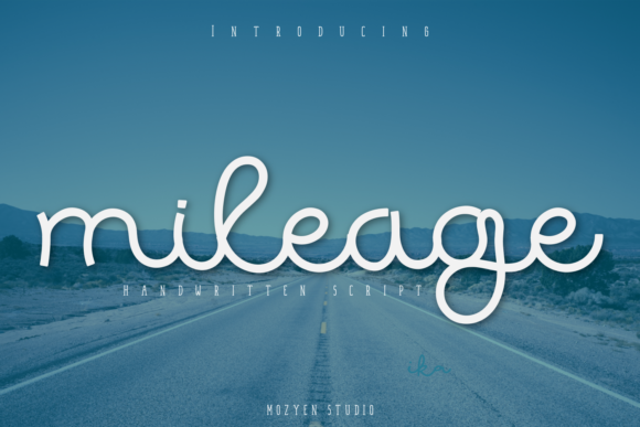 Discover Mileage: A Versatile Handwritten Font for Editorial Design