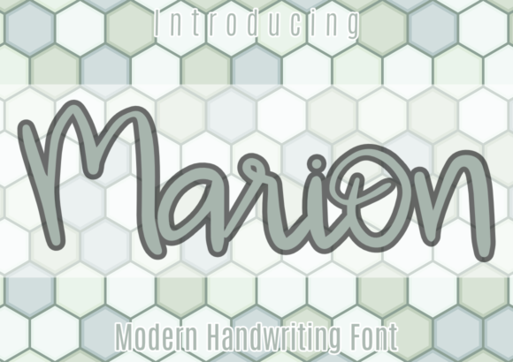 Discovering Marion: A Handwritten Font for Editorial Elegance
