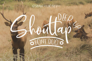 Enhance Your Brand with DeerUp Shouttap Duo Font
