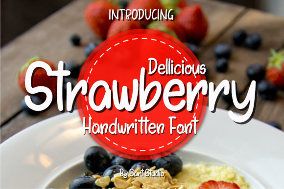 Enhance Your Brand with Dellicious Strawberry Font