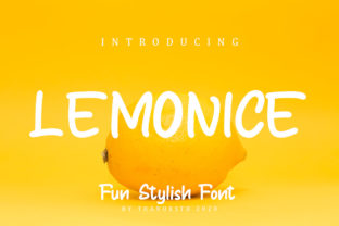 Enhance Your Brand with Lemonice: A Charming Handwritten Font