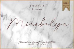 Enhance Your Brand with Mirabelya: A Sweet, Hand-Lettered Font