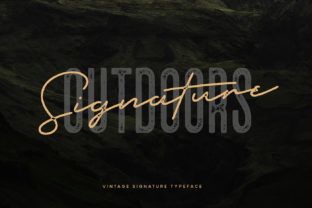 Enhance Your Brand with Outdoors Signature Font