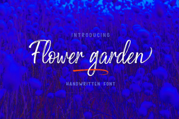 Flower Garden: A Handwritten Font for Engaging Brand Content