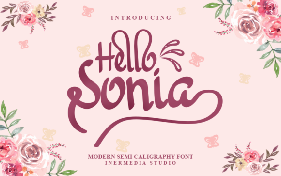 Hello Sonia: A Charming and Elegant Handwritten Font for Web Design