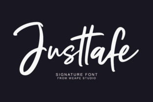 Justtafe: A Handwritten Font for Bold Web Design
