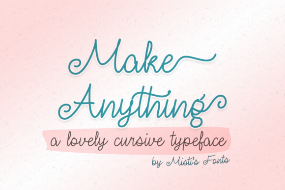 Make Anything: A Versatile Font for Elegant Branding