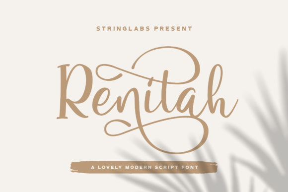 Renitah: A Script Font for Elegant Editorial Design