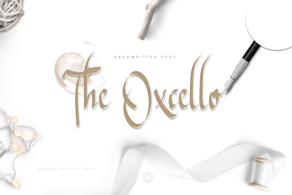 The Oxcello: A Stylish Script Font for Editorial Elegance